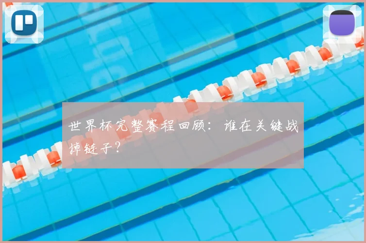 世界杯完整赛程回顾：谁在关键战掉链子？